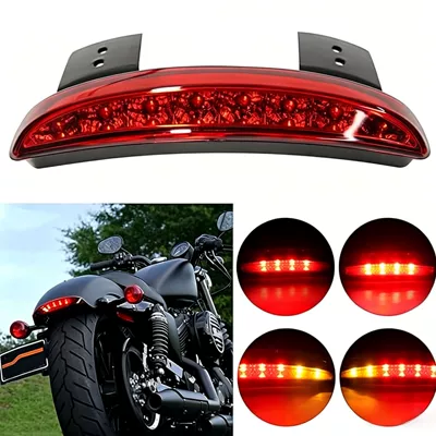 Motosiklet Aksesuarları Harley XL883/1200 Retro Arxa Fər Led Stop Əyləc İşığı