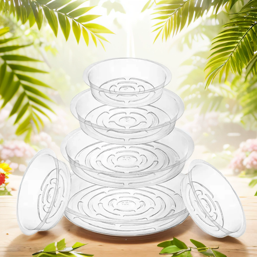 Прозрачный бонсай цветочный горшок нижний поддон пластиковый круглый поддон комбинированный растительный капельный диск трансграничный производитель садоводческих инструментов группы