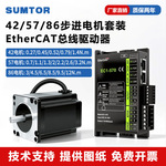 SUMTOR 42/57/86/EtherCAT总线步进电机套装大扭矩马达EC1驱动器