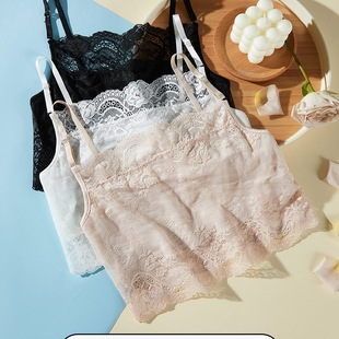 Silk Anti-Exposure Camisole Tube Top Without Underwire Mulberry Silk Wrap Bra for Women Summer Thin Underwear