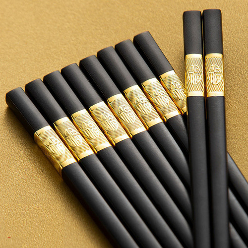 Manufacturer-approved chopsticks, alloy chopsticks, household high-end hotel tableware, non-slip, high temperature resistant chopsticks, sterilized chopsticks