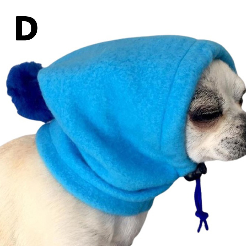 Comercio exterior invierno mascota sombrero multicolor conveniente mascota gato cabeza cubierta bufanda Amazon popular ventas directas de la fábrica