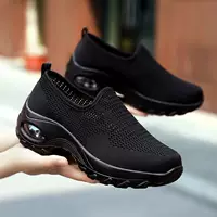 Комфортные женские кроссовки на платформе для мамы, мягкая подошва, плюс‑сайз, цвета красный, черный, синий, размеры 35–42