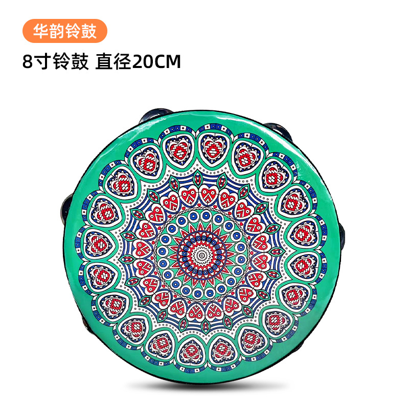 Tambourine for kindergarten, drum, props