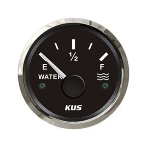 Kus Genuine Instrument 52mm Water Level Gauge for Ships, Cars, Rvs with Night Light, 12V24V Operating Voltage