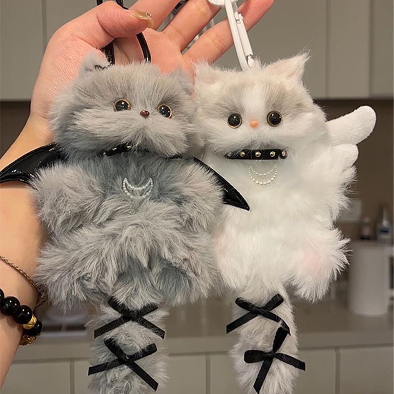 Halloween Twist Stick Kitty Colgante hecha a mano DIY material bolsa colgante regalo de cumpleaños para novia