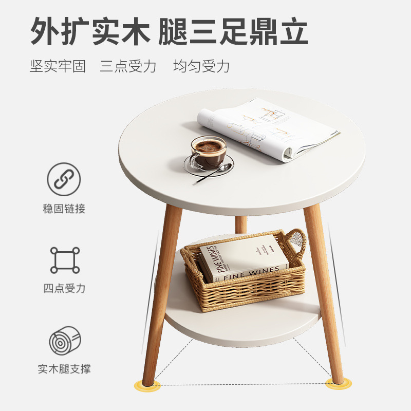 Descripción personalizada de mesas pequeñas mesas pequeñas mesas redondas simples mesas de balcón mesas de cabecera mesas de té
