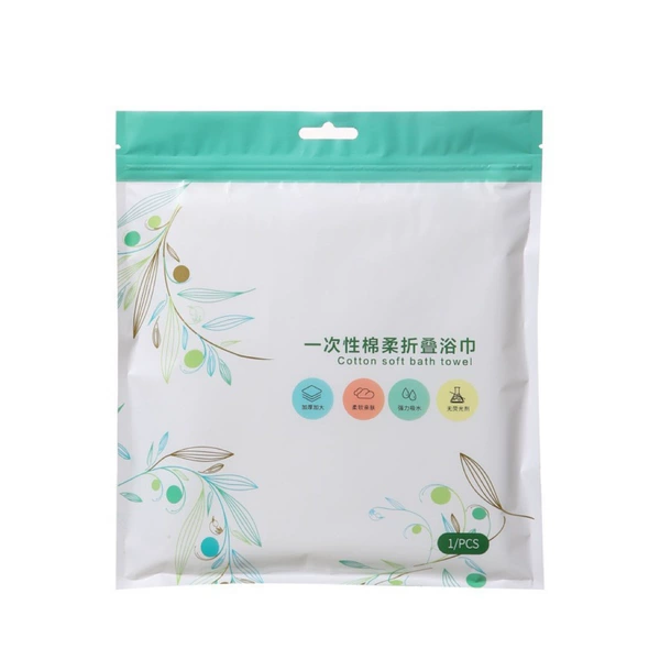 Folding bath towel