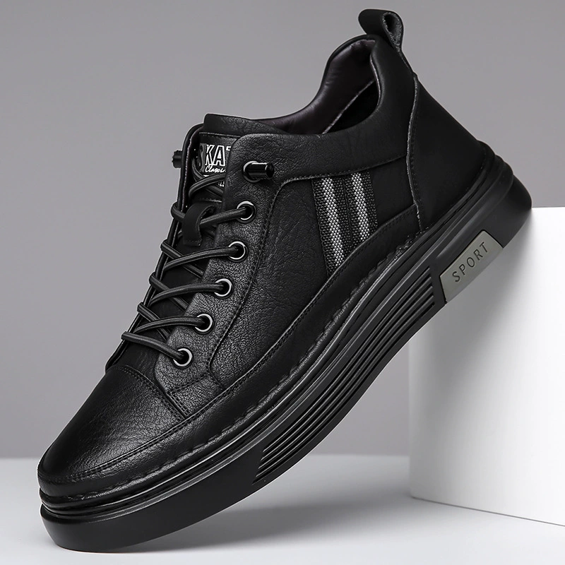 Весенняя дышащая Спортивная повседневная обувь, обувь для досок, Мужская модная мужская обувь Baita, молодежная оснастка, модная обувь, нескользящая кожаная обувь оптом