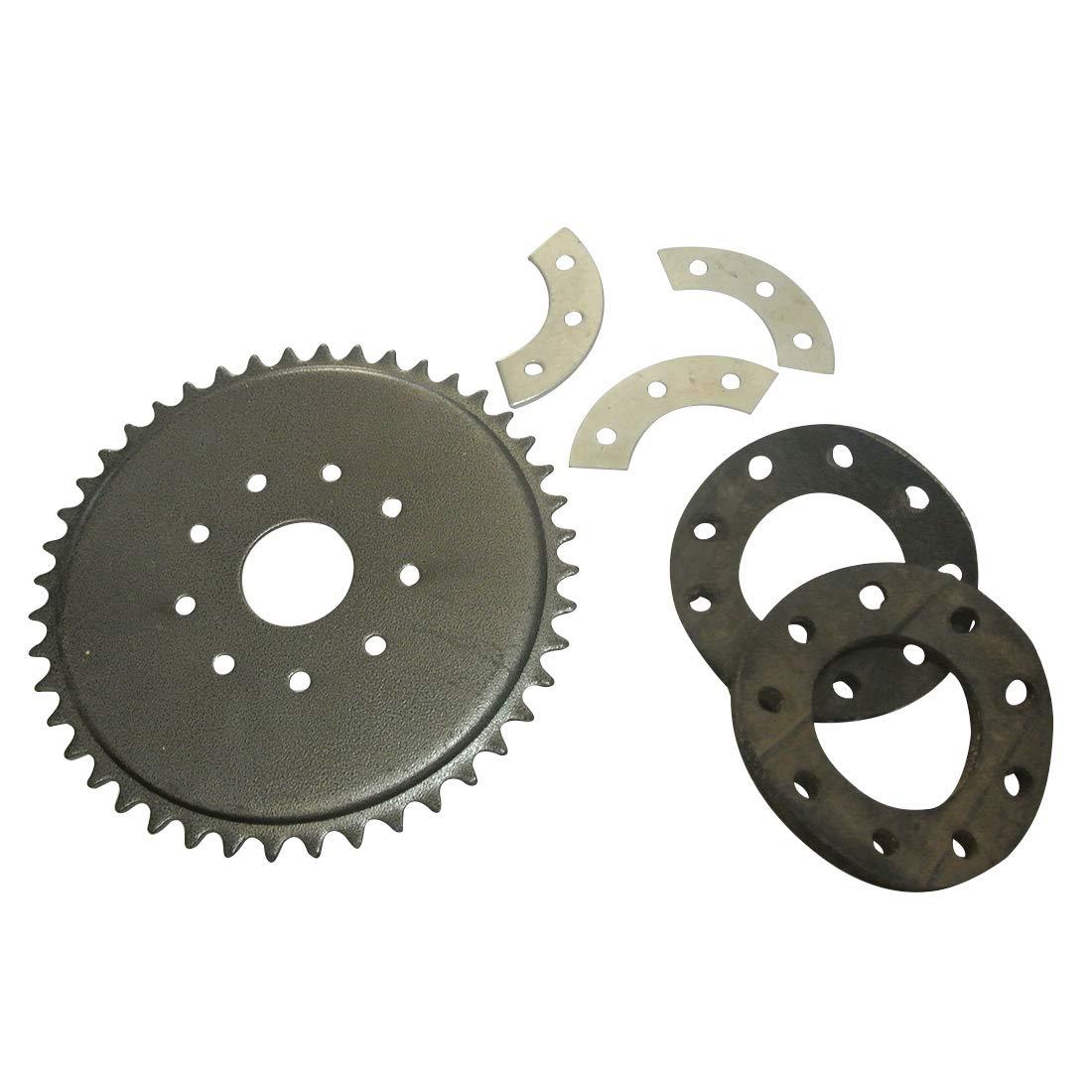 Mini motorcycle engine accessories two-stroke 49-100CC rear sprocket chain disc kit 9 holes 44T