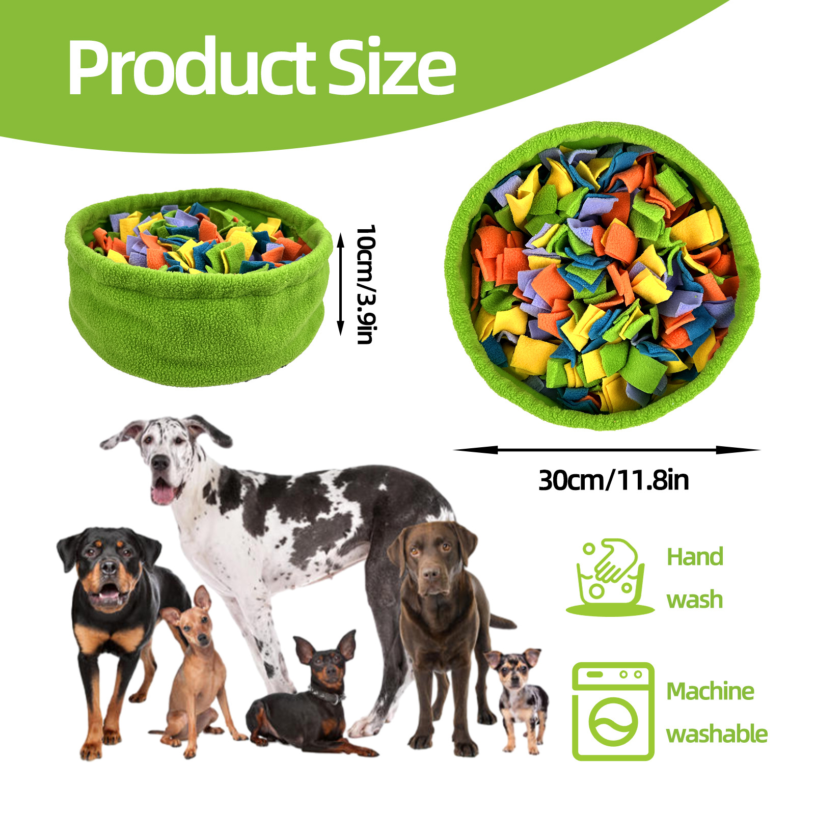 Pet Dog Slow Food Bowl Gato Conejo Puzzle Juguetes de peluche almacenables Olor almohadilla Amazon Hot Sale
