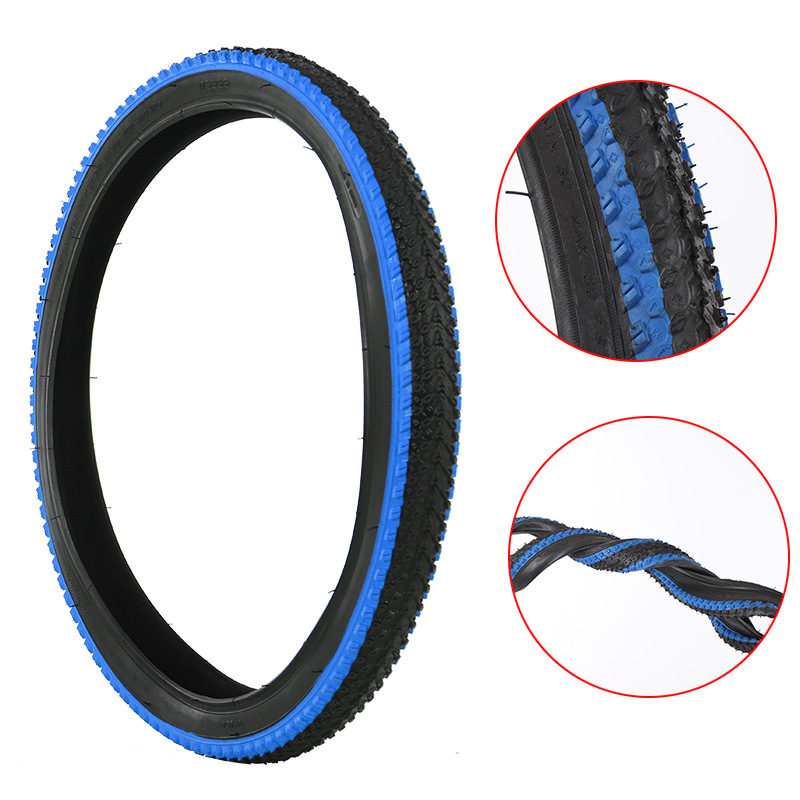 Neumáticos de bicicleta, neumáticos interiores y exteriores para bicicletas de montaña y BMX, neumáticos gruesos de 20 pulgadas de colores para niños.