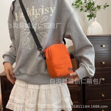 轻便手机包情侣外出休闲百搭小挎包女跨境时尚斜挎包潮牌男士包包