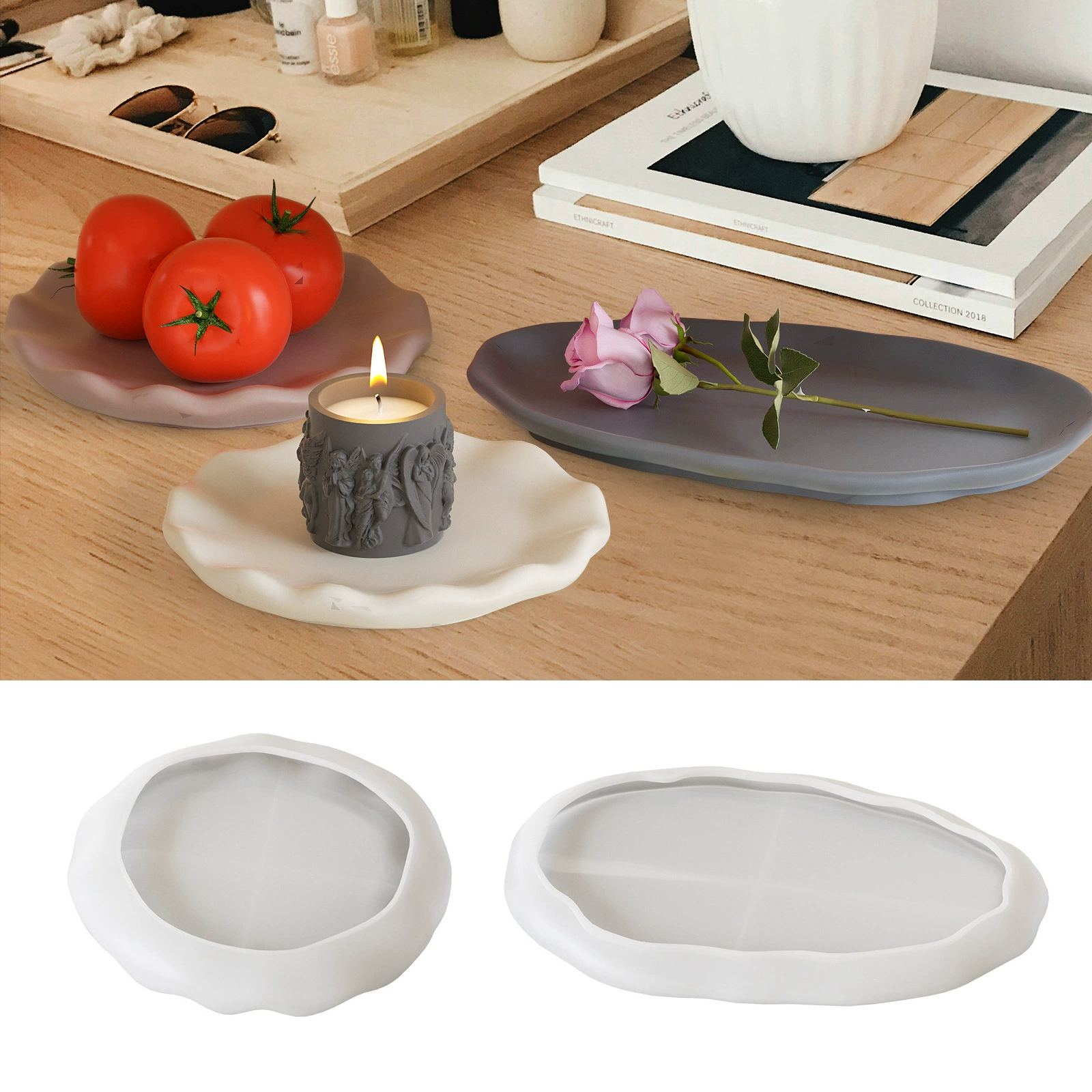 纵博 Tea cup, силиконовая форма, ручная работа, зеркальный эффект, облако