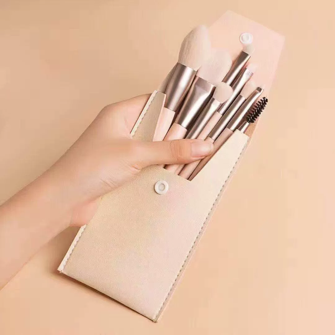 Small brush, matte soft face blush, 8 pieces, for beginners