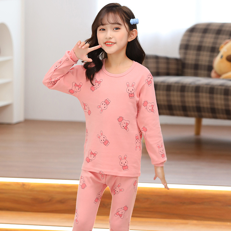 XFW 라운드 넥 핑크 토끼