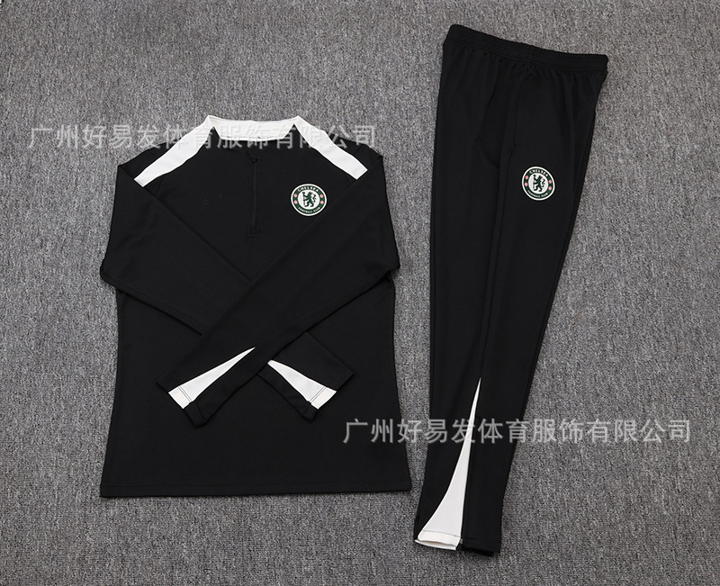 25长袖半拉足球训练皇马阿森纳曼城巴西阿根廷德国马赛长袖套装|undefined