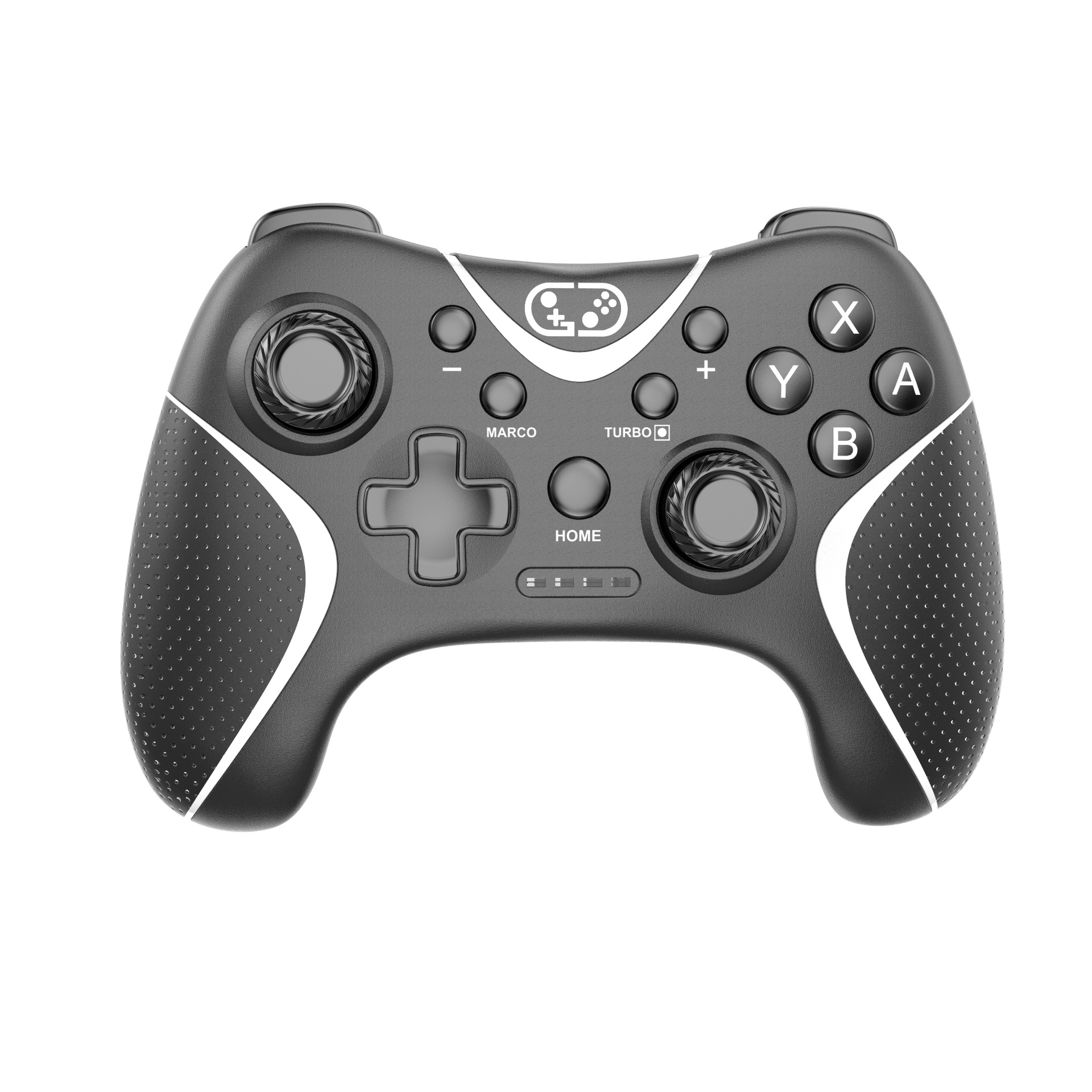 Interruptor inalámbrico del interruptor del GamePad manija de Bluetooth uno-haga clic el botón de programación de la parte posterior del anfitrión de la alarma