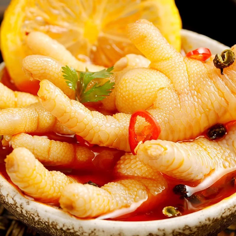 Безкостные куриные лапки, кислый острый маринад, без костей, закуски, интернет-известность фабрика