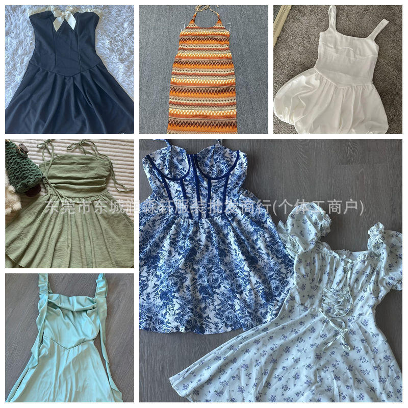 SHEIN Spice Girls Women's dress Summer Midi Dress Sexy Temperament Socialite Princess Dress Amazon Export Source