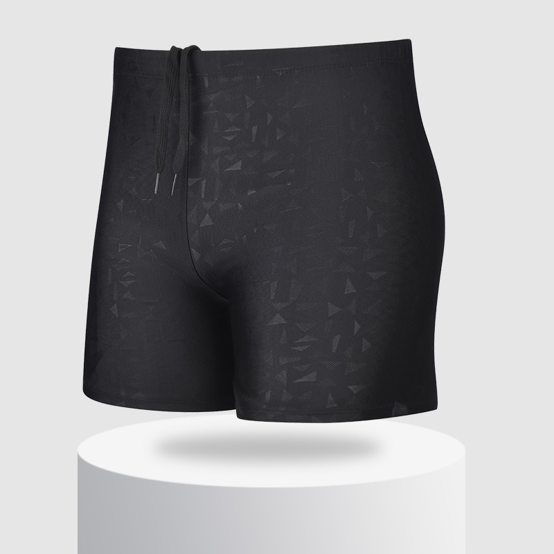 Traje de baño de los hombres anti-vergüenza más tamaño boxeador deportivo traje de baño de los hombres de secado rápido suelto bañador de aguas termales pantalones cortos de natación