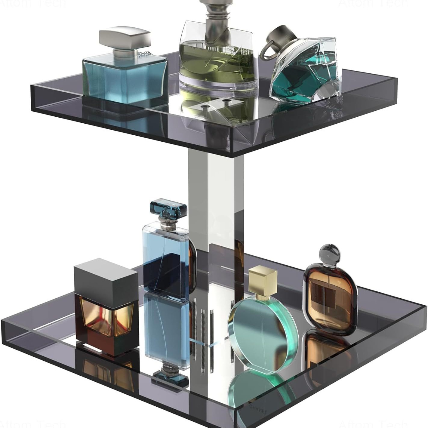 亚克力香水展示架适用于洗漱用品梳妆台多功能化妆品收纳