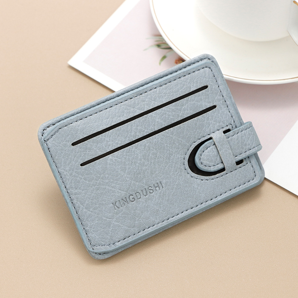 El nuevo paquete de tarjetas es simple, ligero, elegante, de alto valor, juego de tarjetas de banco de autobuses, juego de tarjetas de crédito, juego de cambio portátil, paquete de tarjetas