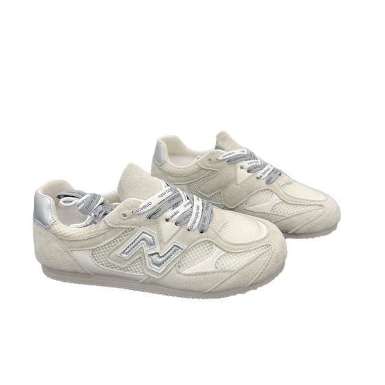 [Fanfuna] Breathable Mesh Moral Training Women's Shoes Retro 2025 Summer New Sports and Leisure Soft-Soled Forrest Gump Shoes