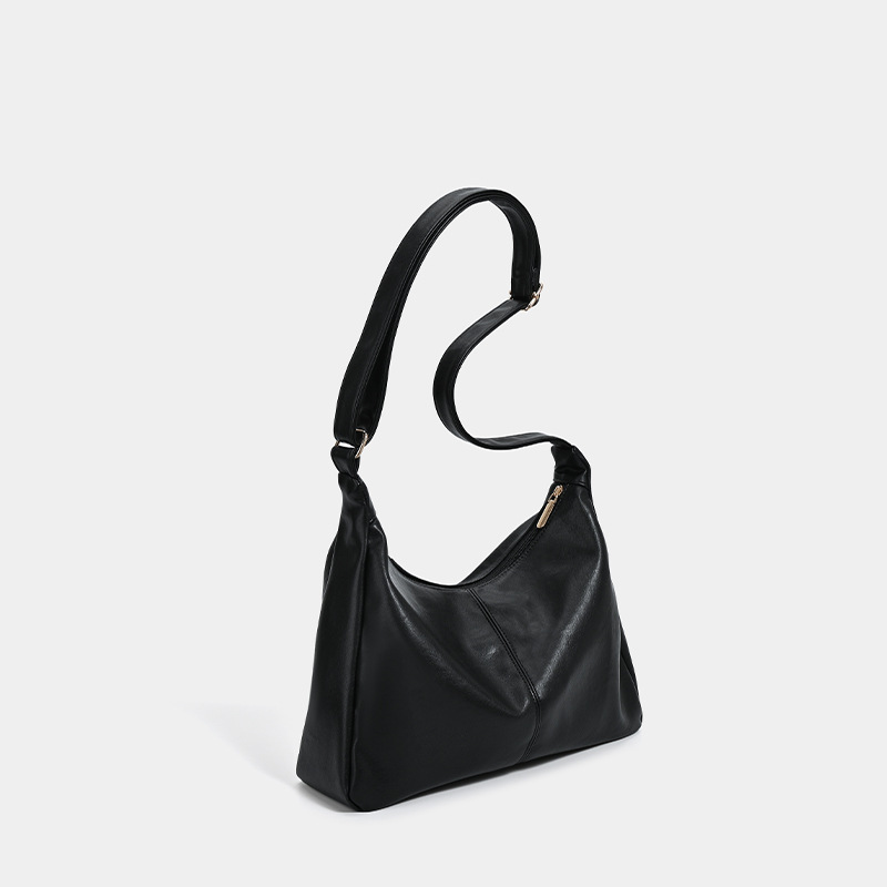 New Maillard Crossbody Handbag Shoulder Bag Soft Texture Large Capacity Tote Bag Retro Versatile Women's Bag - Thumbnail 7