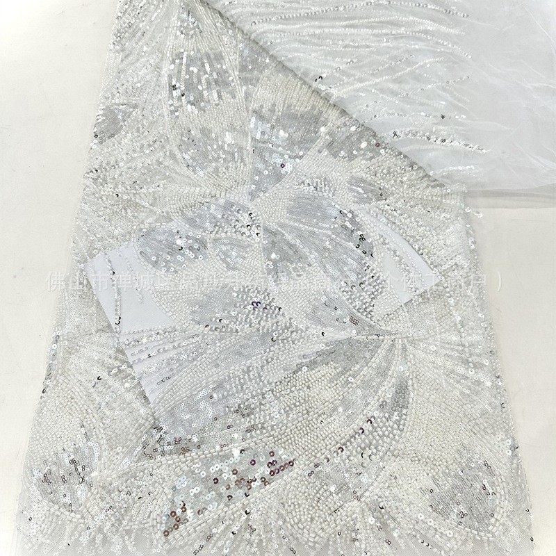 Industria pesada, cuentas, lentejuelas, telas, vestidos de moda, vestidos de baile, vestidos de cena para damas, telas bordadas, venta al por mayor transfronteriza