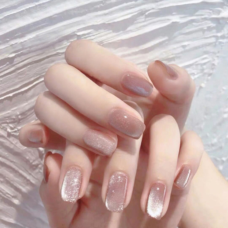 X046 Nail Art Wearable Nail Tips Nail Stickers Finished Wearable Nails Fake Nail Tips Crystal Cat Eye Gel Nail Tips X046 Nail Art Wearable Nail Tips Nail Stickers Finished Wearable Nails Fake Nail Tips Crystal Cat Eye Gel Nail Tips