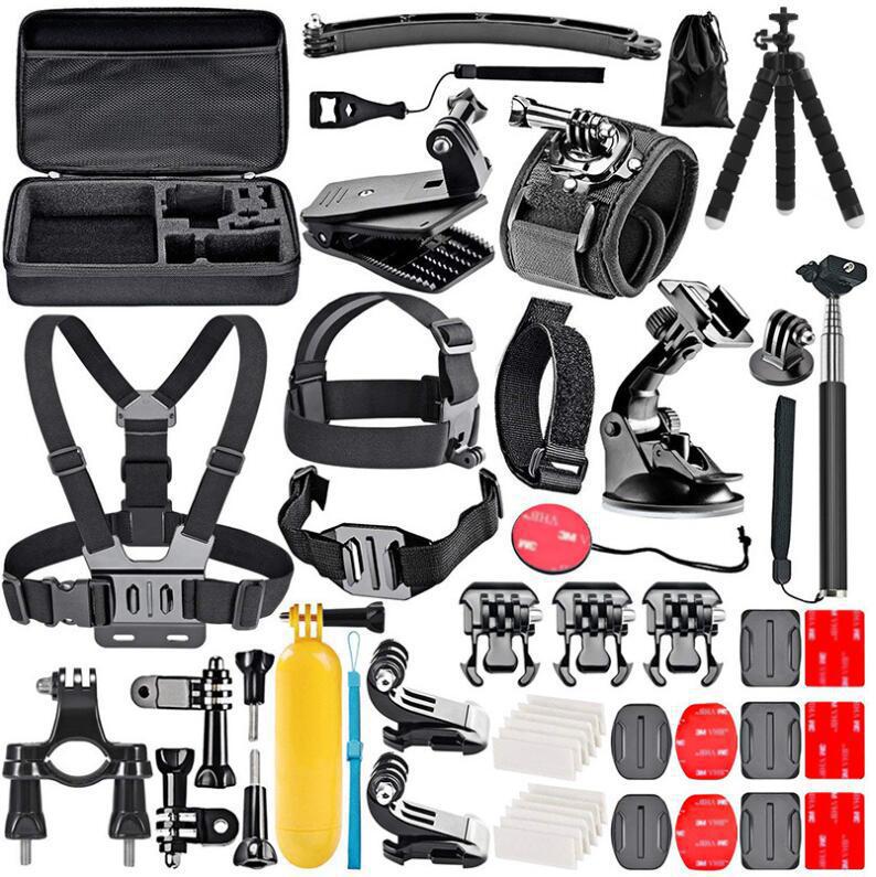 Gopro Extreme Sports Camera Accessories Set 50-in-1 Xiaoyi Mountain Dog Dji Osmo 50-Piece Set Combination
