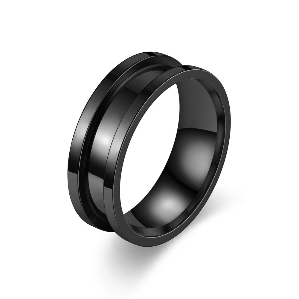 검정색 8mm 폭 - 4mm 피트