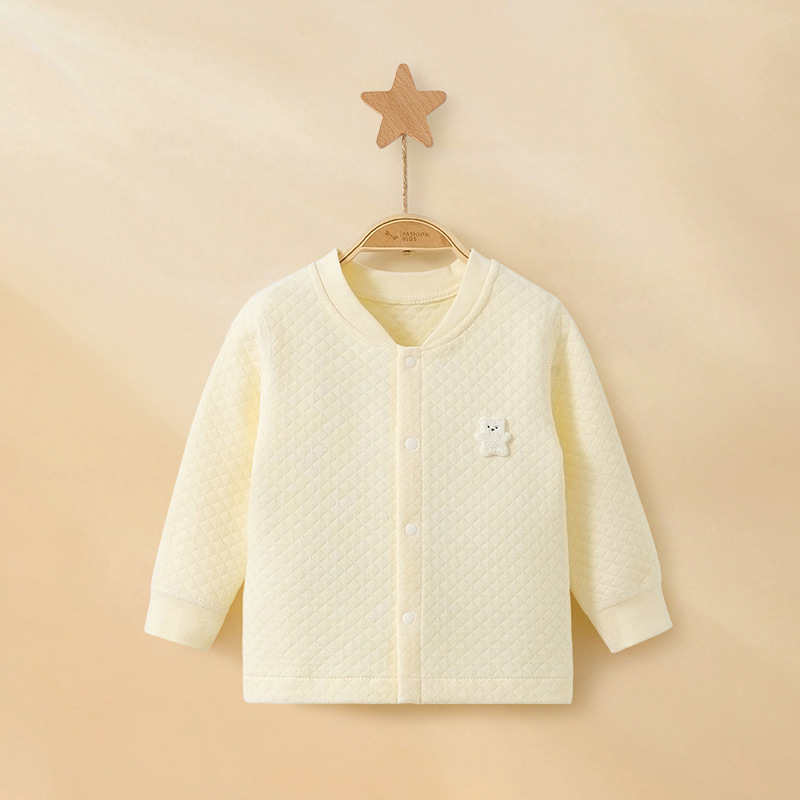 Primavera, otoño, invierno, chaqueta caliente para bebés, ropa interior para niños, niñas y niños, ropa interior para bebés