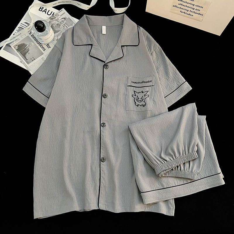 Cotton double short-pokemon cool / Men's size l [recommended 50-60kg]