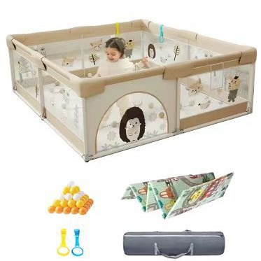 Cercas de juego barras de protección para bebés para niños domésticos interiores en el suelo barras de seguridad para bebés trepando almohadillas de recreo