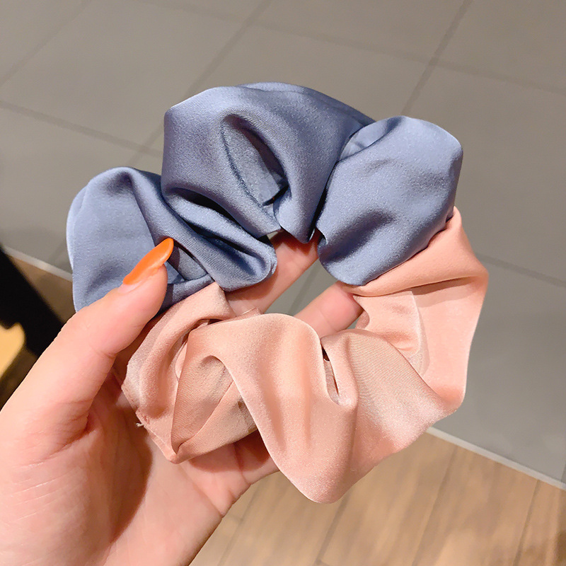 INS cerdo blanco intestino grueso anillo de pelo Super Niña de hadas Corea del Sur Internet celebridad mismo estilo BM intestino grueso anillo de pelo simple cuerda de pelo accesorios para el cabello