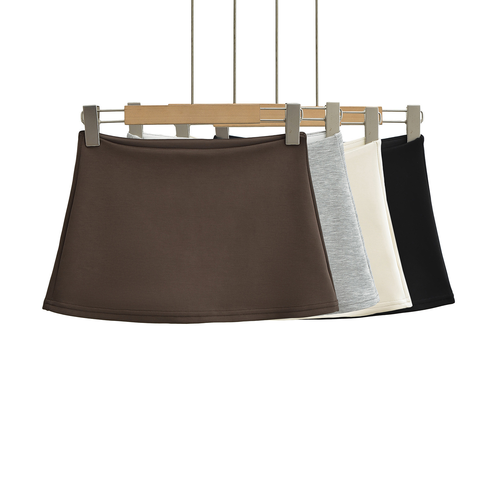 辣妹空氣層包臀顯瘦短裙A字半身裙防走光迷你短裙顯腿長