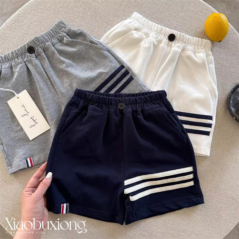 Children's Shorts for Outdoor Wear 2026 Summer New Cotton Mid-Length Pants Loose Trendy Boys' Tb Five-Point Pants Girls' Thin Style