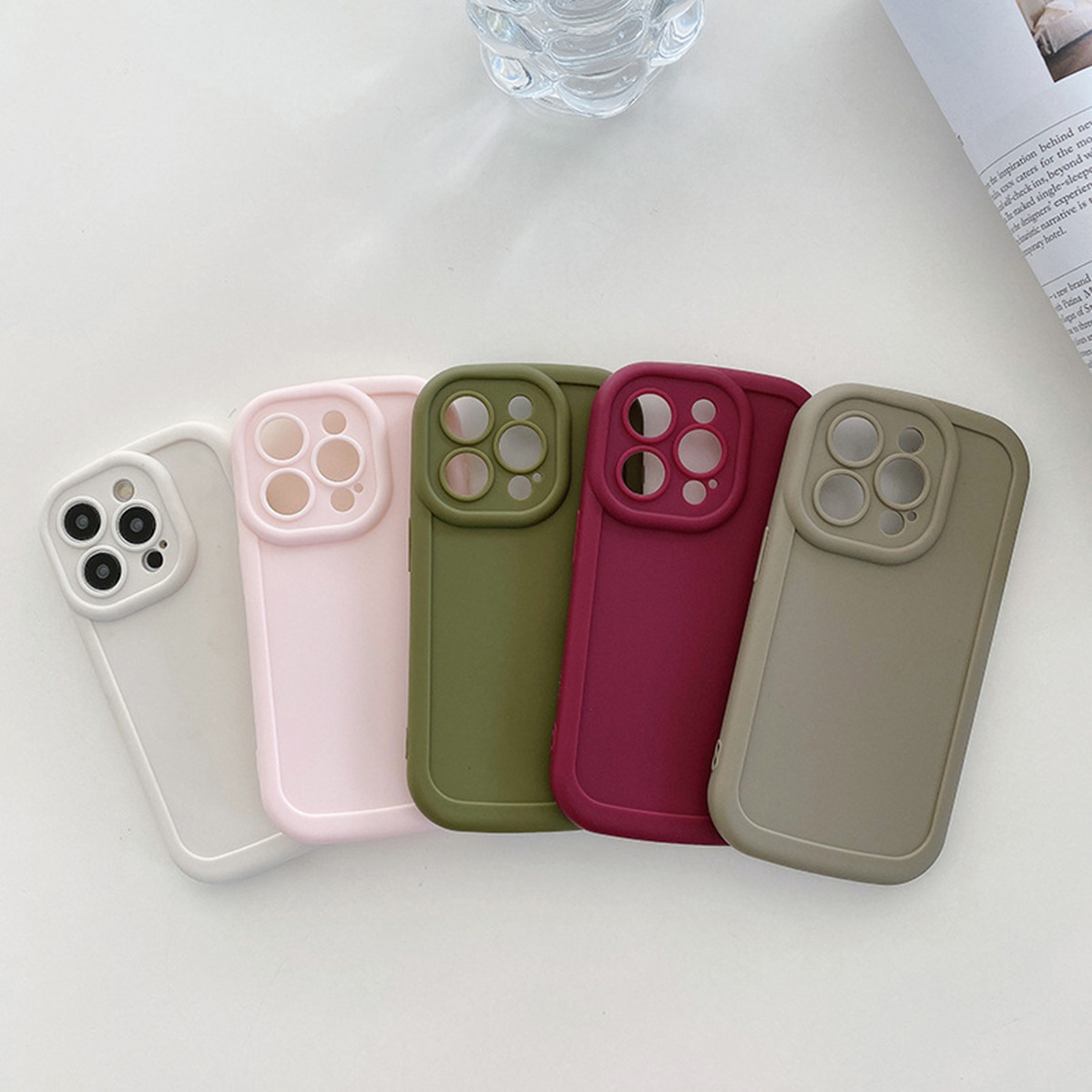Capa de telemóvel para apple iphone 15 pro max e 14 silicone_voghion.com