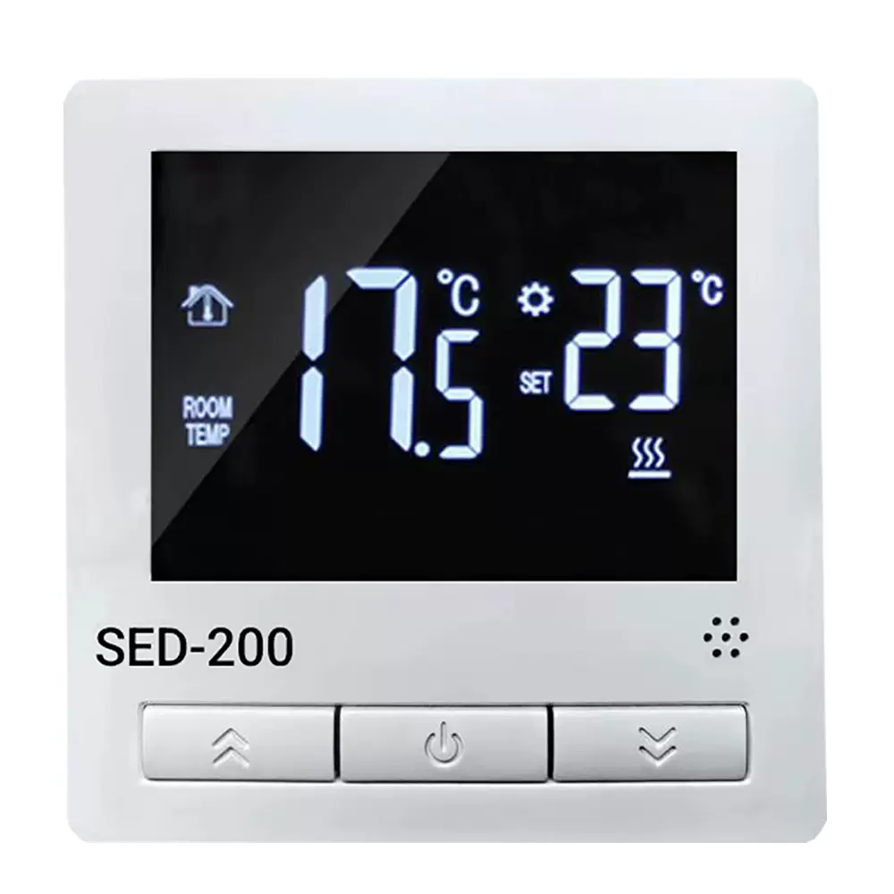 明装86盒开关 现货厂家批发智能地暖电地暖大功率液晶控器温控开