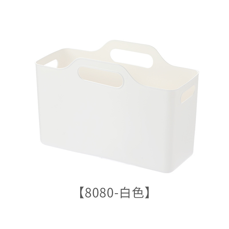 新商品の雑物収納かごのデスクトップの長方形のプラスチック整理かごの家庭用透明シンプルな浴室分類収納かご|undefined
