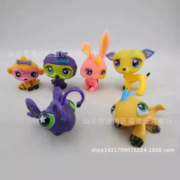 Игрушка (LPS) питомец-кукла, мини-фигура из ПВХ 4–6 см, лёгкая коллекционная