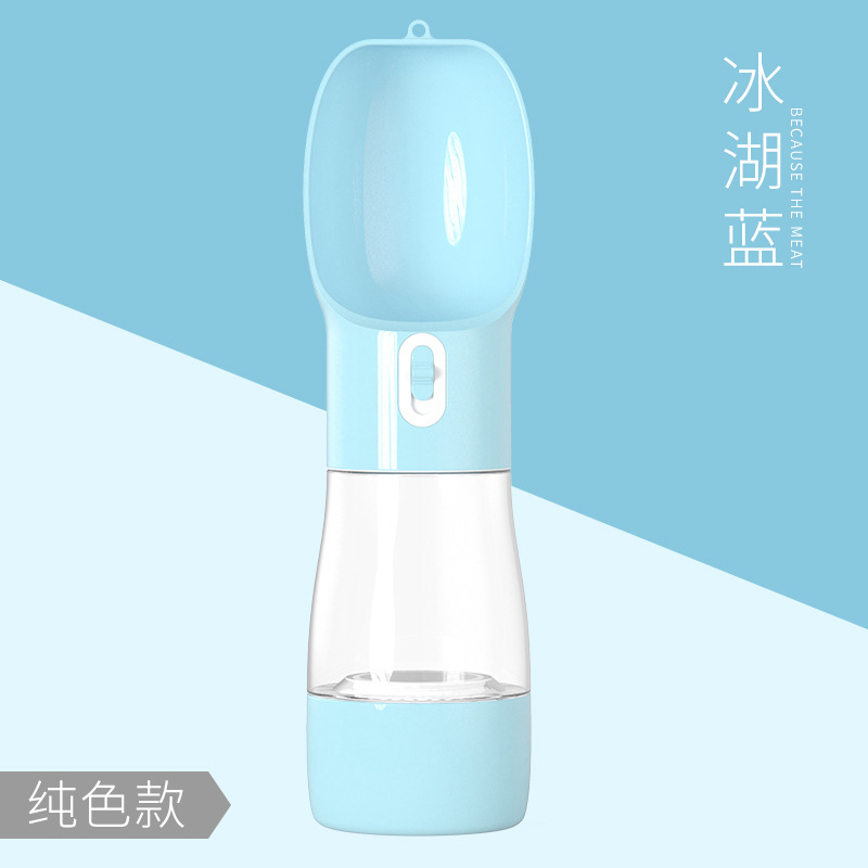 물과 음식 컵 레이크 블루