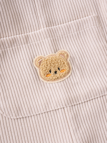 Stock cross-border baby jumpsuit 0-24 months soft corduroy movable button bib pants baby jumpsuit