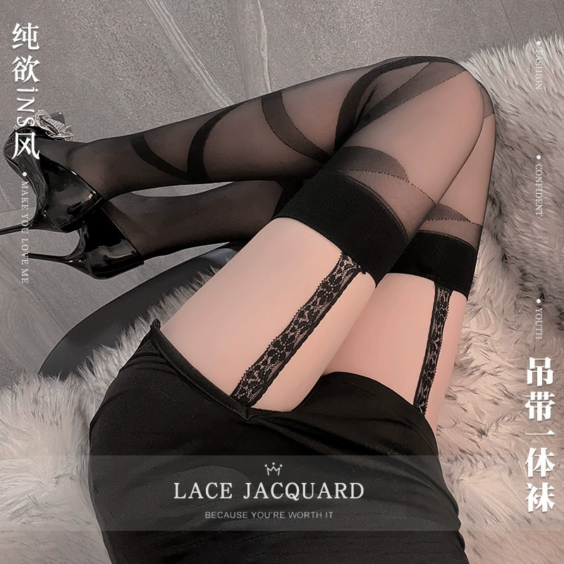 Feimu сексуальное женское белье, чулки, колготки с прозрачным принтом, сексуальное искушение для взрослых, оптовая продажа 7249