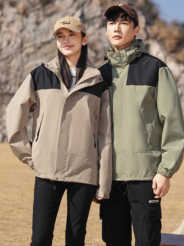 Cross-Border Special Price Jacket Single Jacket Rainproof and Windproof Outdoor Leisure Group Workwear Men's and Women's Jacket Printed Logo