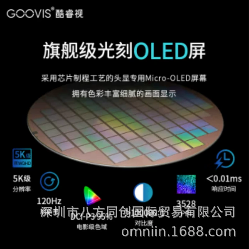 酷睿视 GOOVIS G3 Max надевной 3D дисплей гигантского экрана, не-VR все-в-одном надевной театр, 5K класс