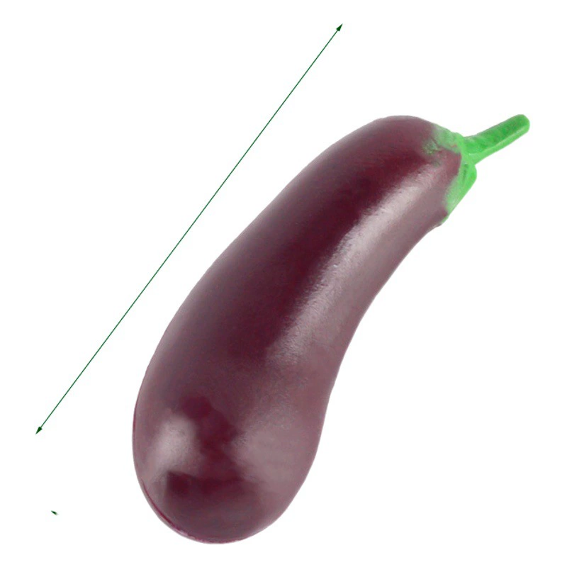 ПВХ Моделирование Мини Миниатюрный Баклажан еда игра модель брелок овощ кулон супермаркет сцена украшения