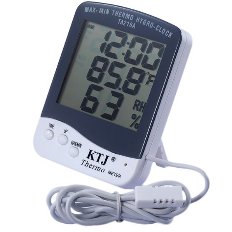 TA218A室内电子温湿度计记忆家 用带1.5米探头